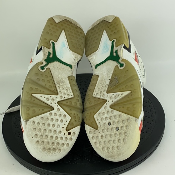 Nike Air Jordan 6 Retro GS 'Gatorade' Orange/White 384665-145 Youth Size 6Y - Picture 10 of 11